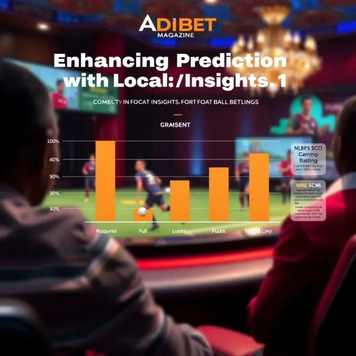 Chart showing combination of local insights and prediction tools in football betting