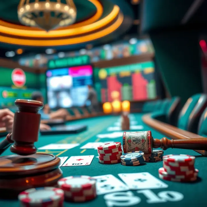 Visual representation of online gaming regulations and legal compliance in Nigeria