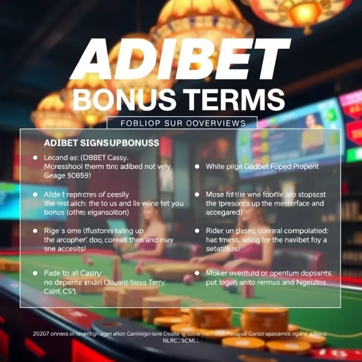Graphic showing Adibet bonus terms and benefits clearly outlined for Nigerian users