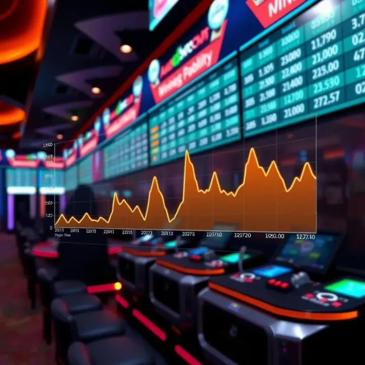Graph showing winning probability trends and statistical insights for Adibet Crazy Time