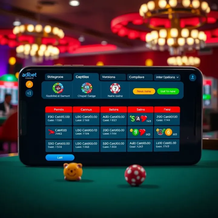 User-friendly interface showcasing mobile service options on Adibet OldMobile platform
