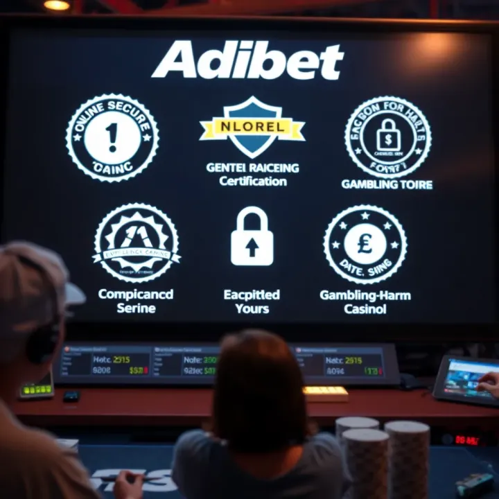 Secure online platform interface displaying trusted certification badges and encrypted connection symbols