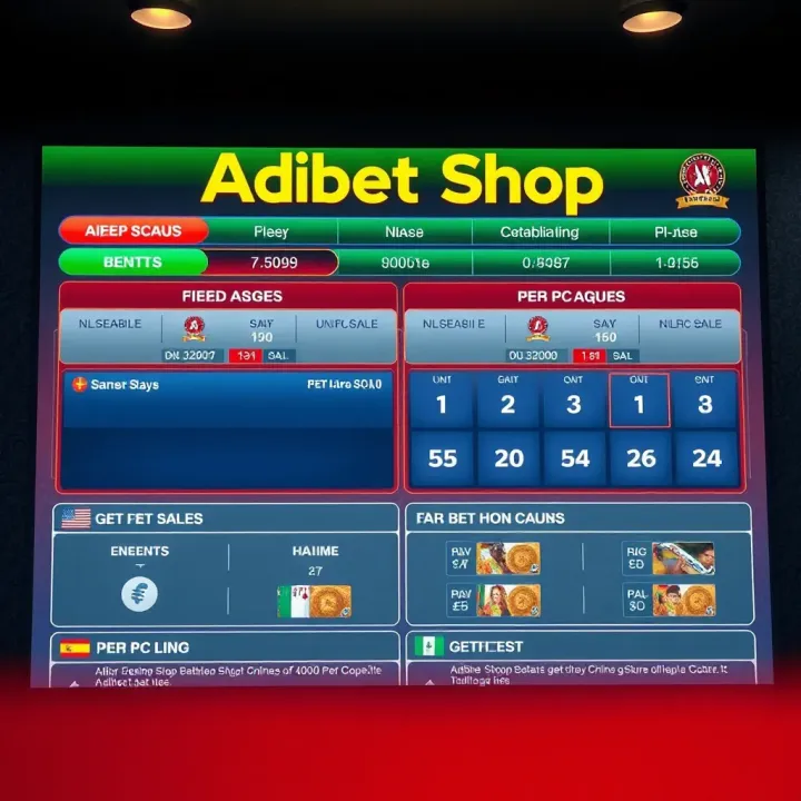 A digital interface showing the original layout of Adibet Shop Old betting platform with Nigerian currency symbols