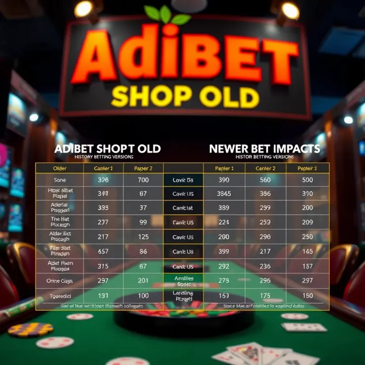 Comparison chart illustrating differences between older and newer Adibet betting platforms in Nigeria