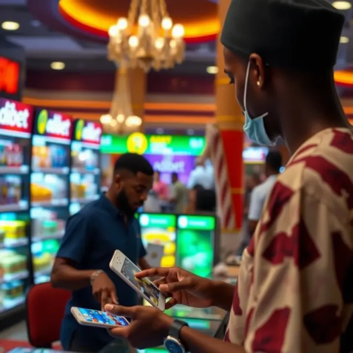 User browsing products on Adibet e-commerce platform in Nigeria