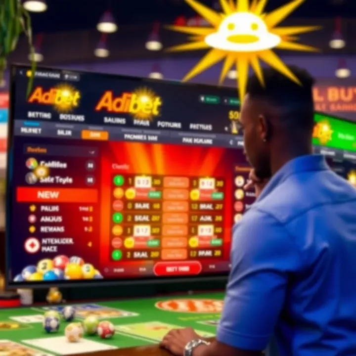 User-friendly interface of Adibet Starburst platform showcasing betting options