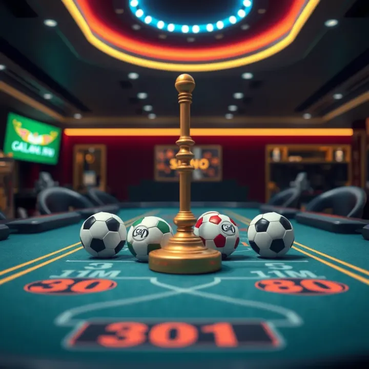 Visual representation of balanced sports teams with equal chances shown through betting odds