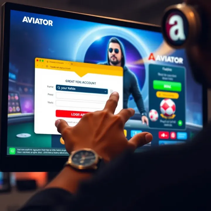 User creating an account on Aviator Adibet platform with registration form visible on screen