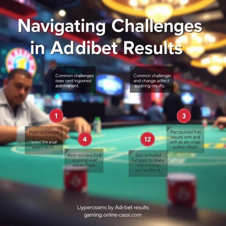 Graphic highlighting common challenges encountered when accessing Adibet results