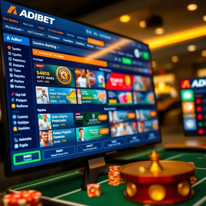 User interface of an online betting platform displaying various sports betting options