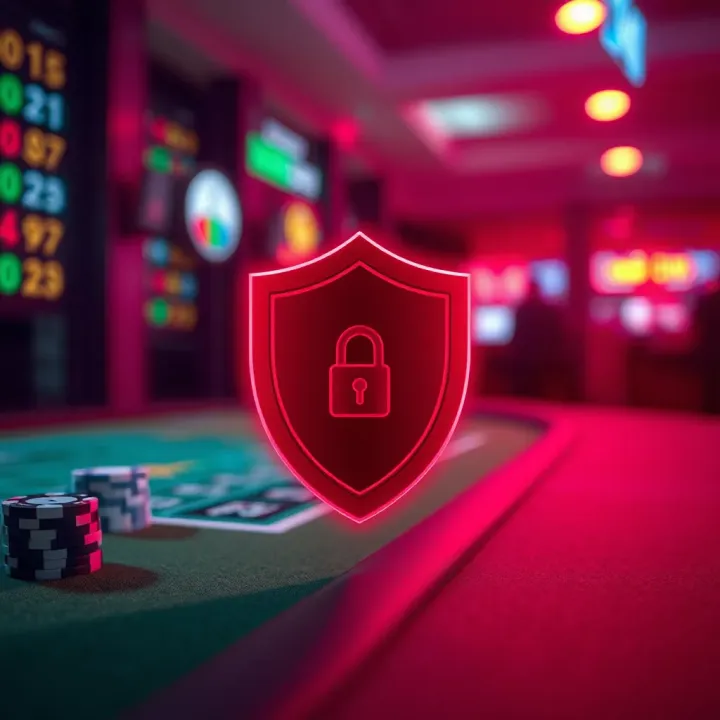 Security shield icon symbolizing protection and safety measures in online betting