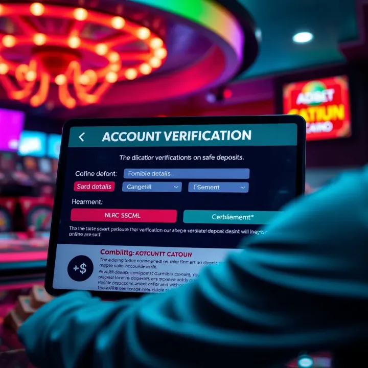 Secure verification process screen for confirming Adibet account details