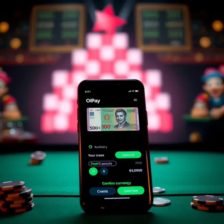Mobile phone displaying OPay wallet interface with Nigerian currency
