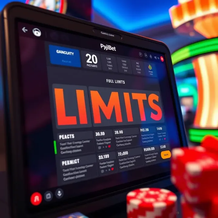 Illustration showing the concept of payout limits on a digital betting platform interface