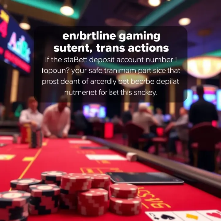 Visual guide highlighting the safe transaction process using AdiBet deposit account number for betting deposits