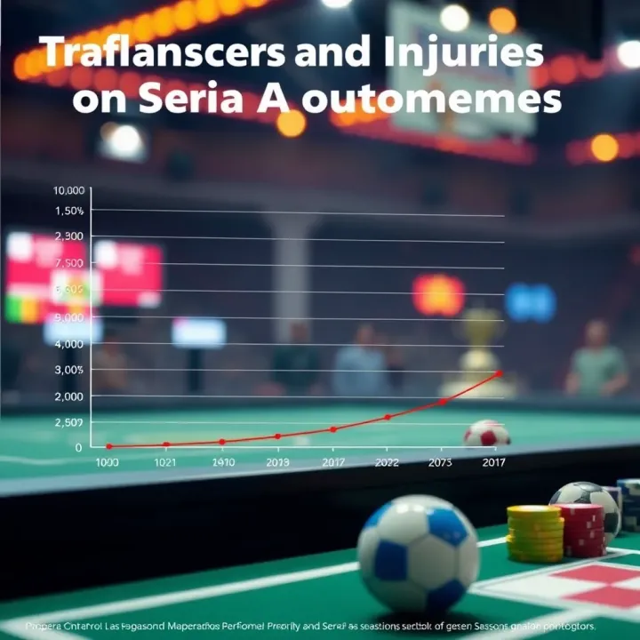 Graph illustrating the impact of recent transfers and injuries on Serie A club performance and standings