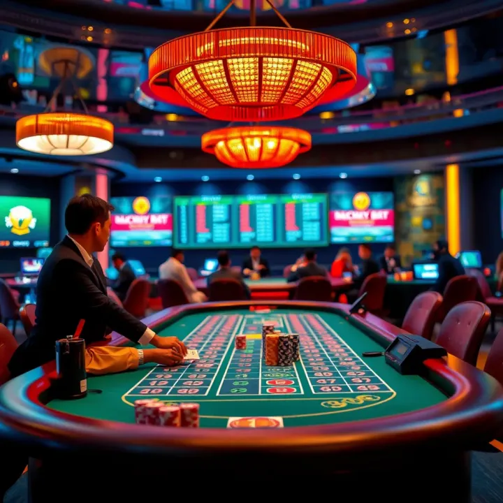 Conceptual illustration of strategic risk management and smart betting choices