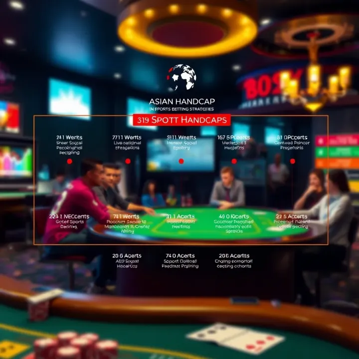 Diagram illustrating different types of handicaps used in sports betting strategies