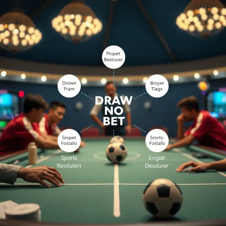 Understanding Draw No Bet in Sports Betting Diagram illustrating the concept of Draw No Bet in sports wagering with a focus on football