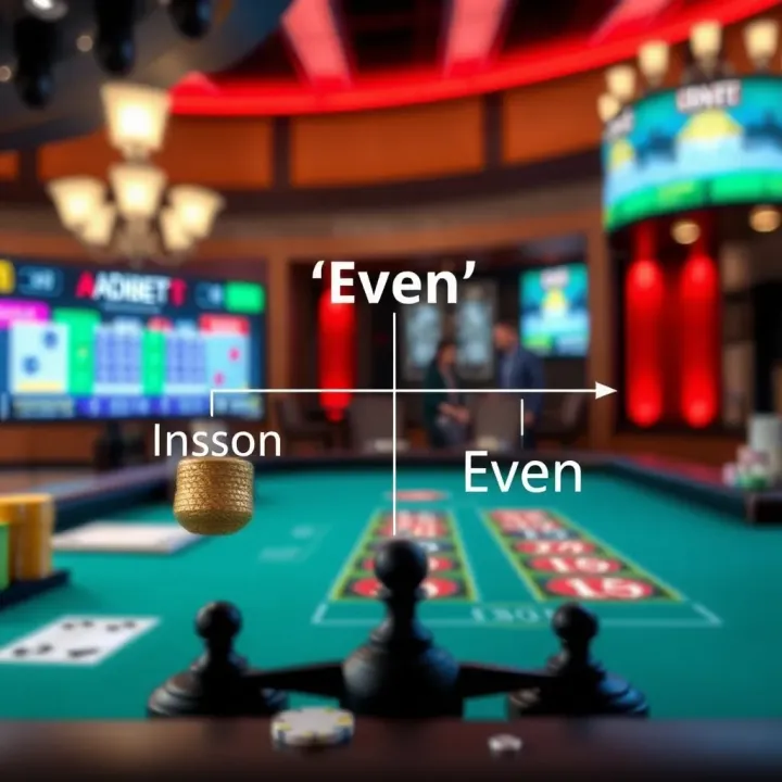 Diagram illustrating the use of 'even' in Adibet terminology and its impact on betting outcomes in Nigeria
